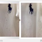 ポロシャツのシミ